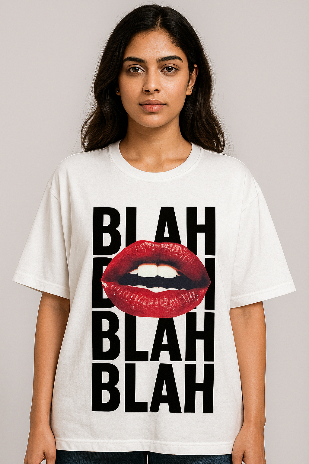 Blah Blah Blah – Attitude Oversized Tee