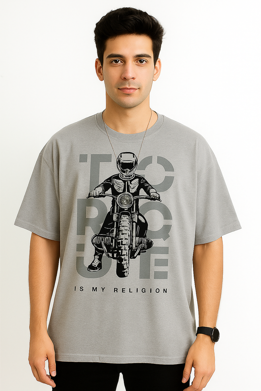 Baggy style Ride Free – Bike Culture Tee