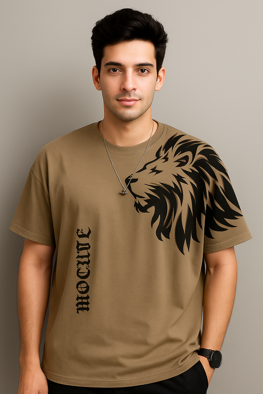 Baggy style King of the Wild – Lion Power Tee