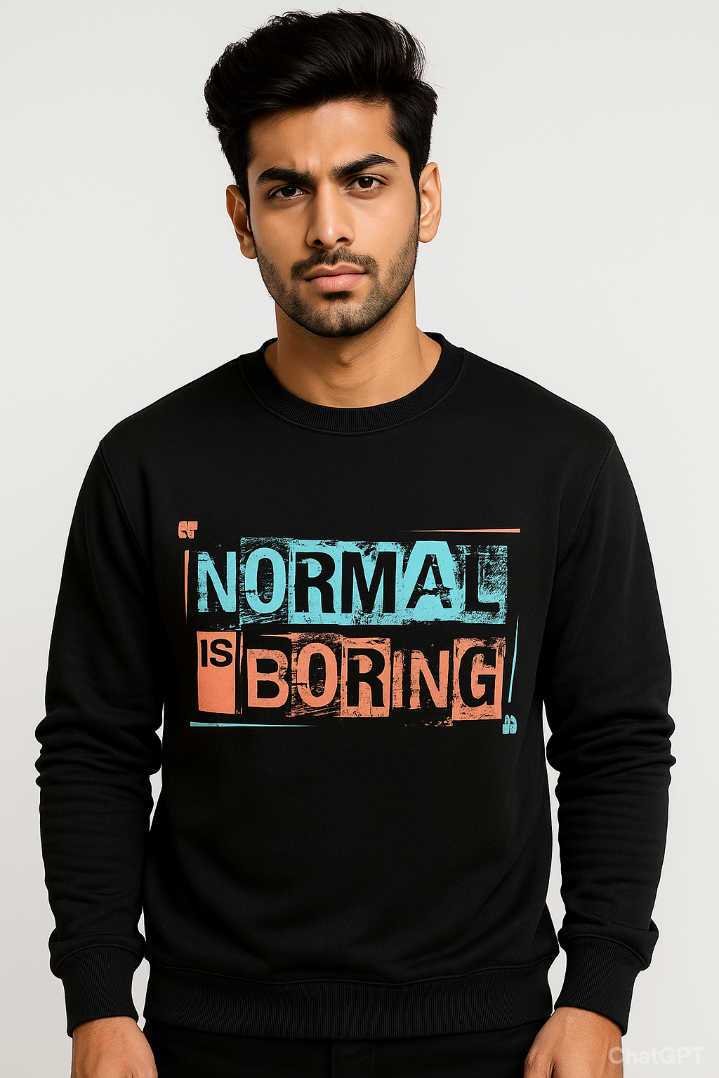 Normal is Boring – Rebel Sweatshirt