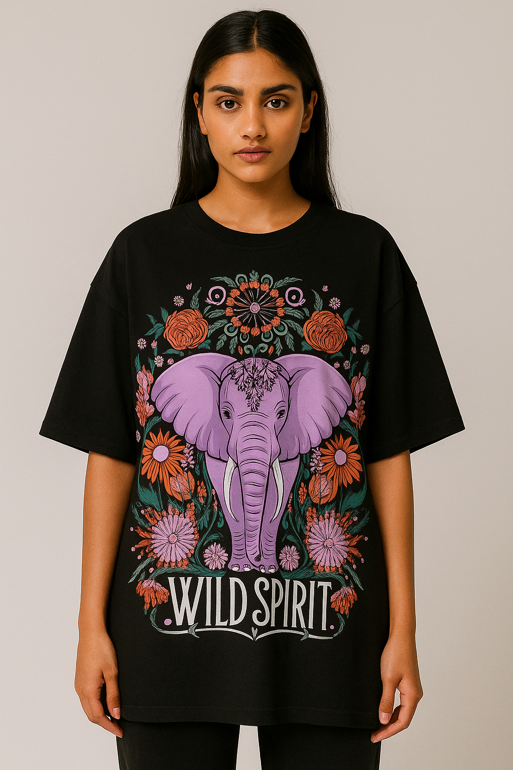 Wild Spirit – Free Soul Oversized Tee