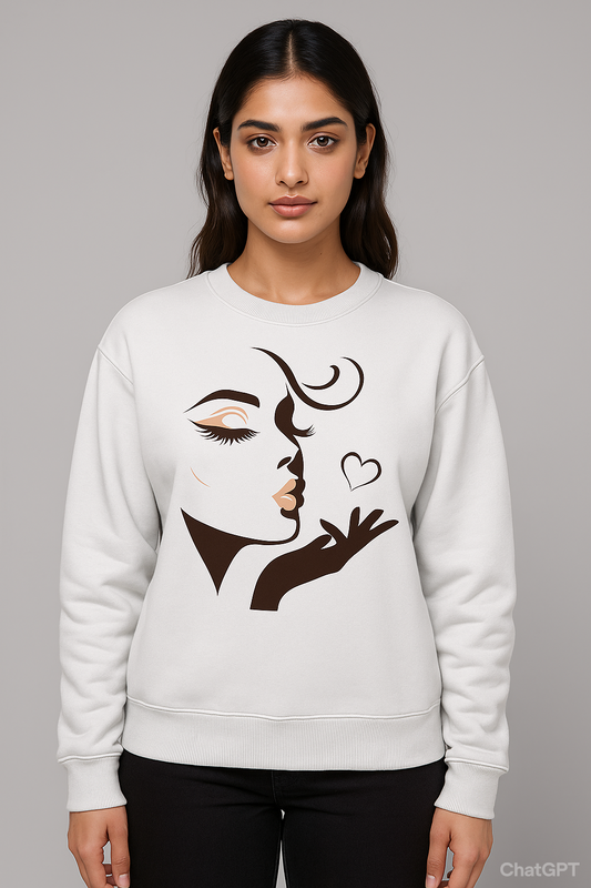 Girl Heart – Cute Statement Sweatshirt