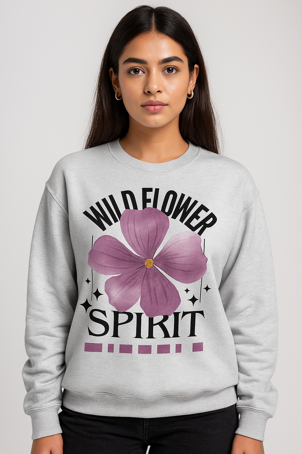 Wild Flower Spirit – Free Soul Sweatshirt