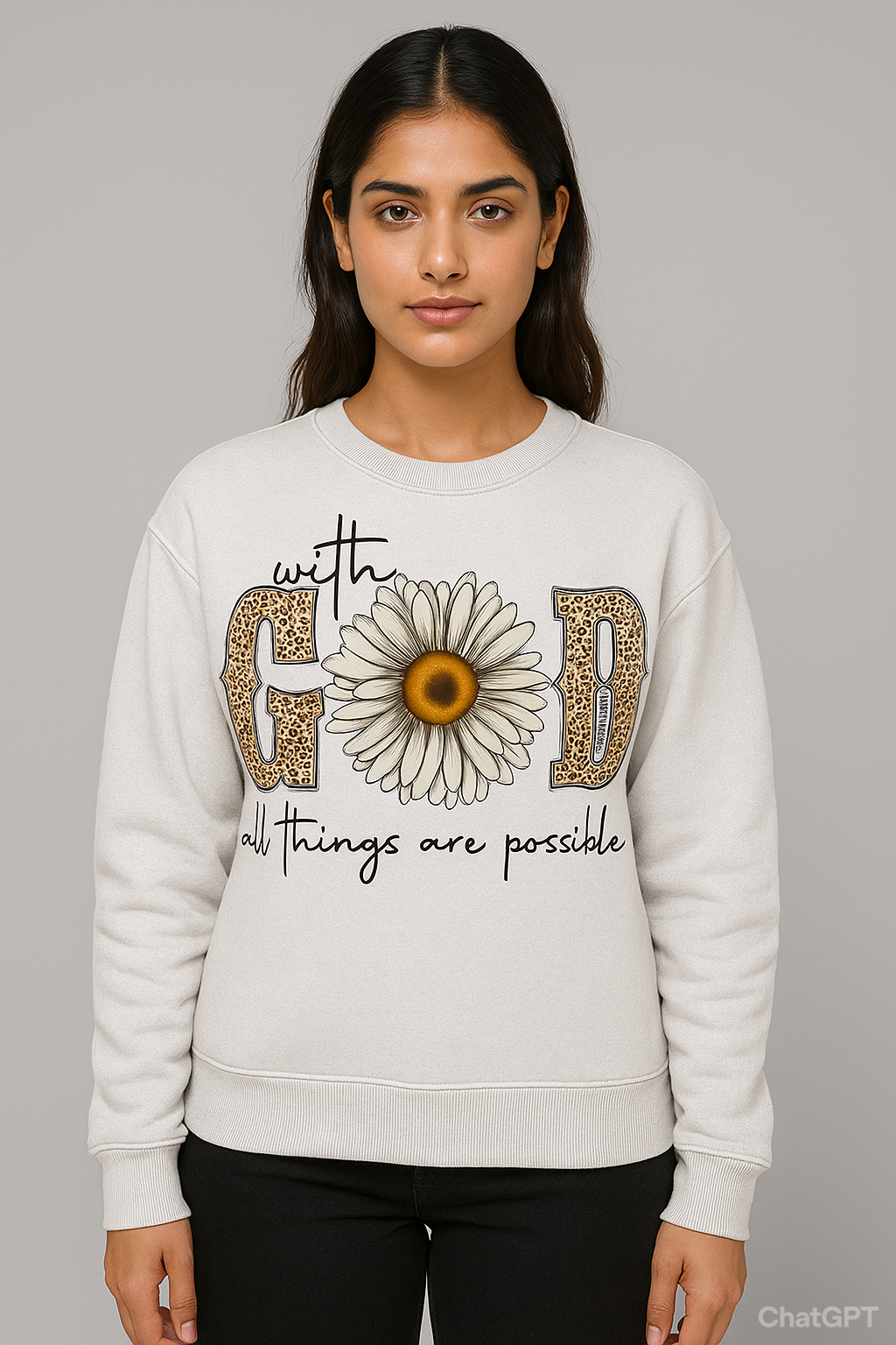 With God All Things Are Possible – Faith Sweatshirt