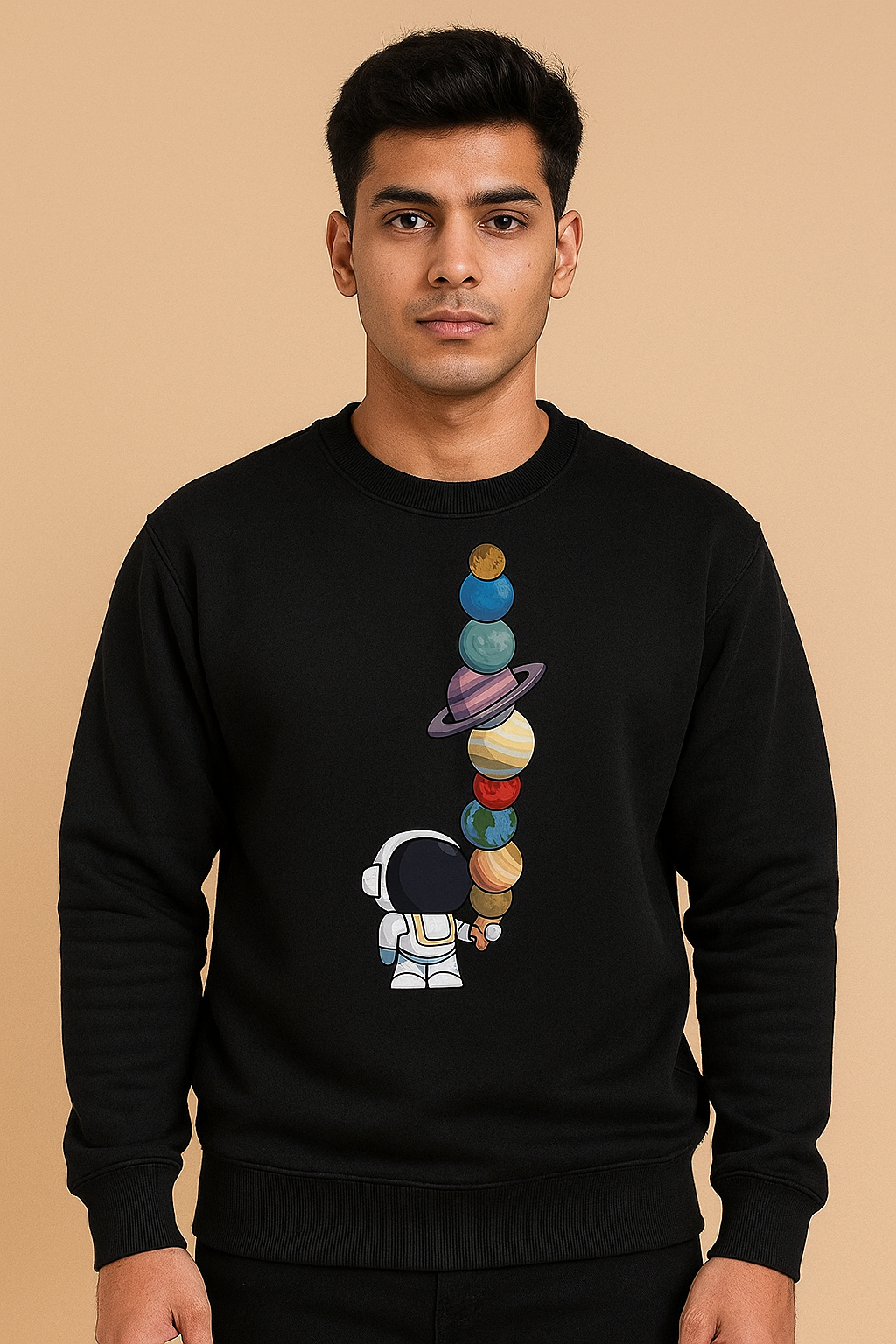 Playful Astronaut – Cosmic Sweatshirt
