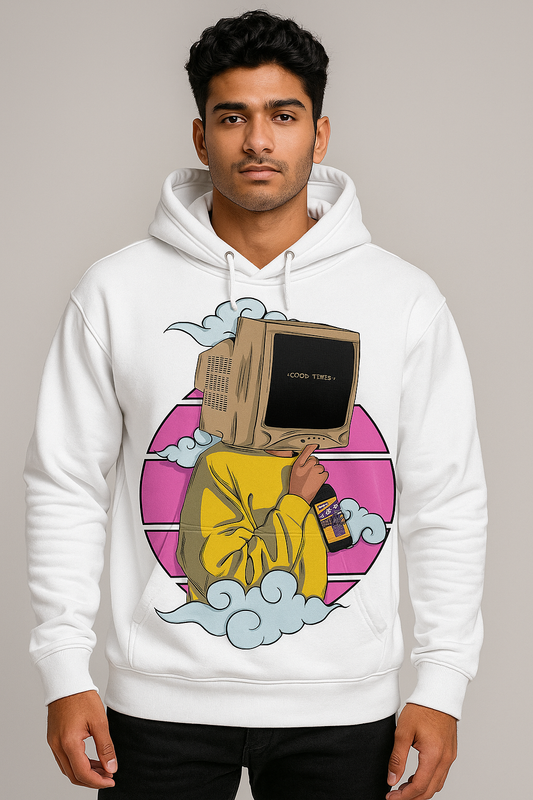 Glitch Mode – Cool Computer Screen Hoodie