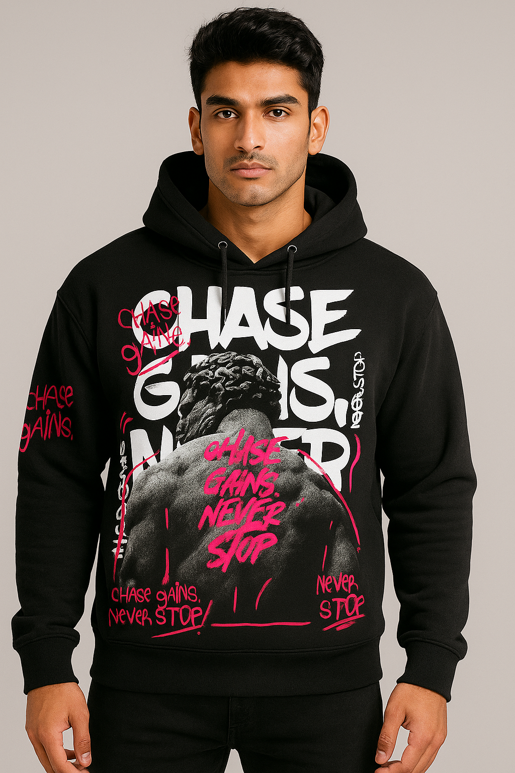 Chase Gains – Never Stop Hoodie