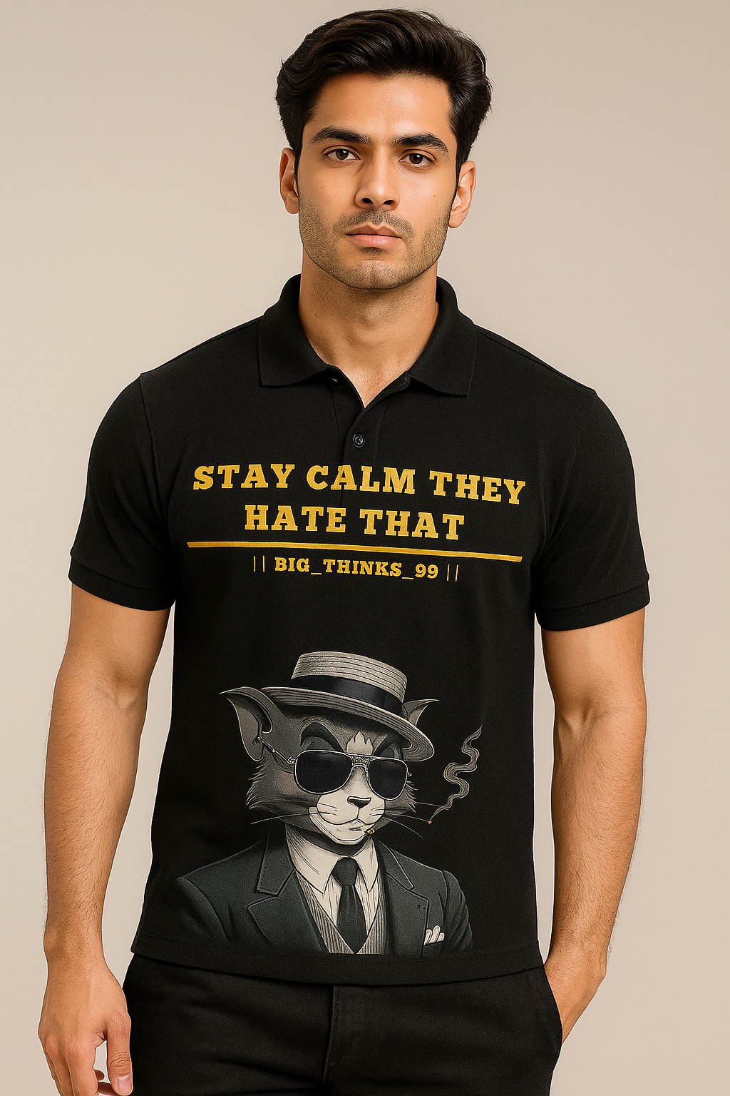 Stay Calm – Rebel Polo